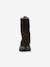 Girls PULSE TEX STAR BOOTS WOOL FRODDO boots black+bordeaux red - vertbaudet enfant 