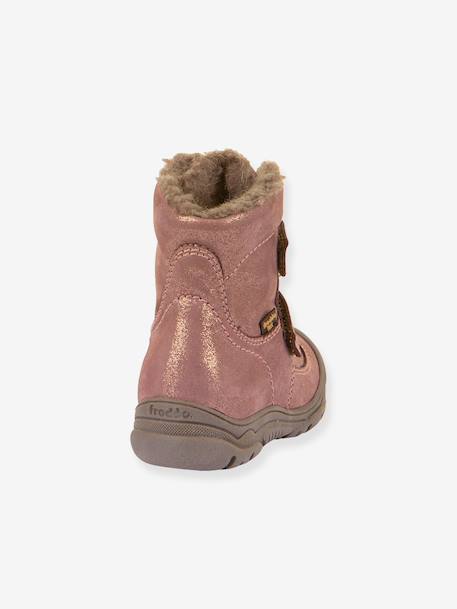 Boys' LINZ WOOL TEX HIGH FRODDO boots blue+blush+night blue - vertbaudet enfant 