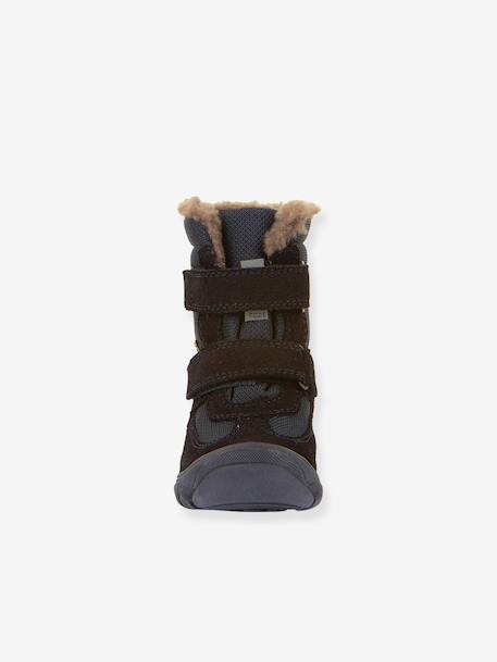 Boots enfants LINZ WOOL TEX HIGH Froddo bleu nuit+bordeaux+noir+olive - vertbaudet enfant 