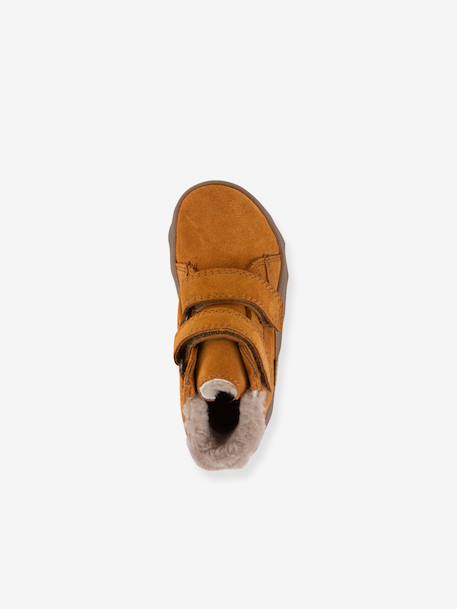 ZERU TEX FURRY BAREFOOT FRODDO children's barefoot boots caramel - vertbaudet enfant 