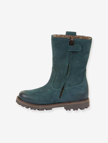 Girls' MAXINE TEX FRODDO boots black+night blue+petrol blue - vertbaudet enfant 