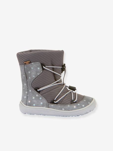 Bottes pieds nus pour filles BAREFOOT TEX TRACK WOOL Froddo gris - vertbaudet enfant 