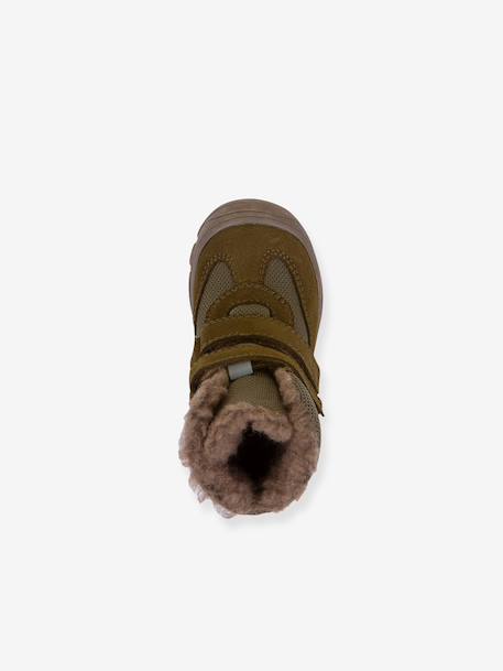LINZ WOOL TEX HIGH FRODDO children's boots black+bordeaux red+night blue+olive - vertbaudet enfant 