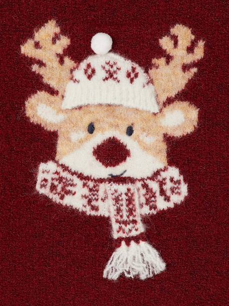 Knitted jumper for baby boys red - vertbaudet enfant 