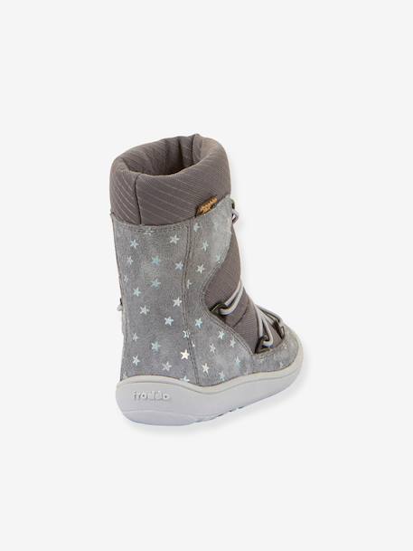 Barefoot boots for girls BAREFOOT TEX TRACK WOOL Froddo grey - vertbaudet enfant 