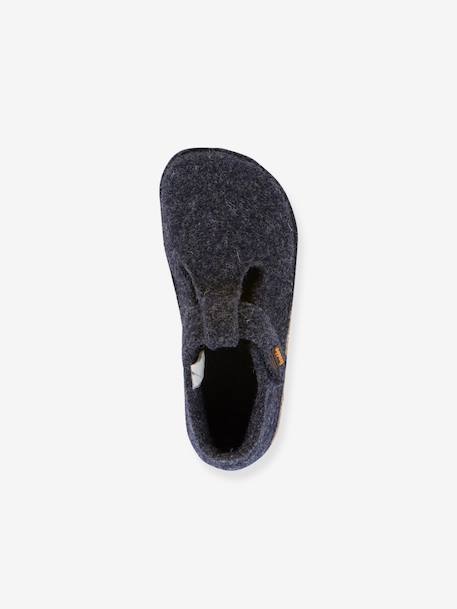 FLEXY WOOLY BAREFOOT FRODDO barefoot slippers for children marl grey+marl pink+night blue - vertbaudet enfant 