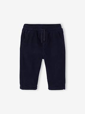 -Corduroy trousers for baby boys