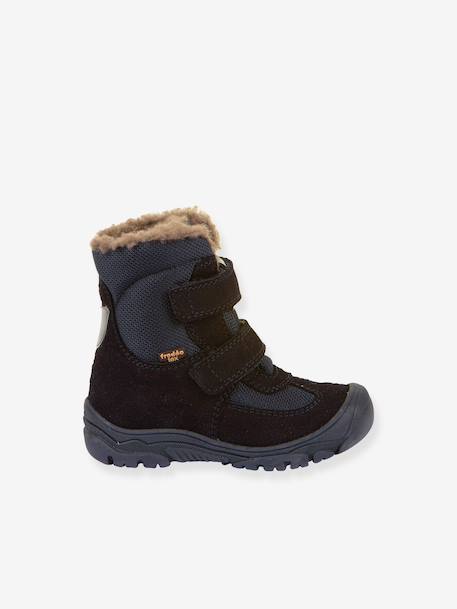 LINZ WOOL TEX HIGH FRODDO children's boots black+bordeaux red+night blue+olive - vertbaudet enfant 