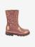 Girls' MAXINE TEX FRODDO boots blush+bordeaux red - vertbaudet enfant 
