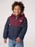 Hooded jacket for boys bordeaux red - vertbaudet enfant 