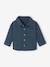 Long-sleeved overshirt for baby boys peacock blue - vertbaudet enfant 