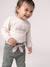 Long-sleeved T-shirt for baby girls ecru - vertbaudet enfant 