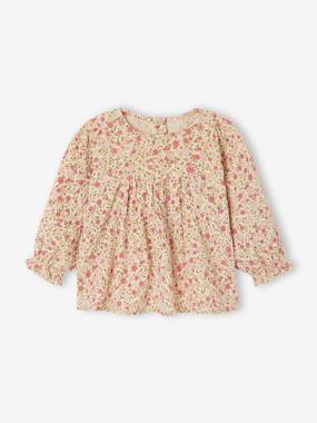 Blouse bébé fille manches longues - vertbaudet enfant