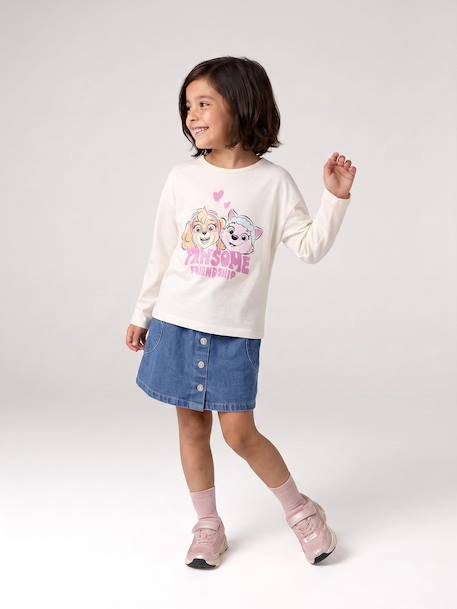 Long-sleeved T-shirt Paw Patrol for girls ecru - vertbaudet enfant 
