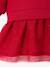Robe Noël bébé fille bi matière rouge - vertbaudet enfant 