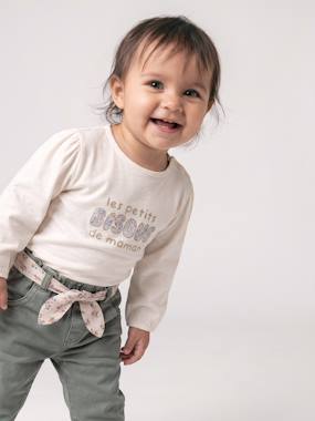Long-sleeved T-shirt for baby girls - vertbaudet enfant
