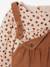 Blouse & Corduroy Dungarees Combo for Baby Girls Dark Blue+hazel - vertbaudet enfant 