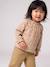 T-shirt manches longues bébé fille vanille+vert sauge - vertbaudet enfant 