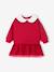 Two-fabric dress for baby girls red - vertbaudet enfant 