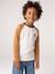 T-shirt manches longues garçon bordeaux+ocre+vert sauge - vertbaudet enfant 