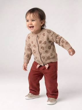 Wide-leg trousers for baby girls - vertbaudet enfant