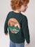 Long-sleeved T-shirt for boys fir green+ocean blue+ochre - vertbaudet enfant 