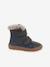 BAREFOOT FURRY FRODDO children's barefoot boots bordeaux red+night blue - vertbaudet enfant 