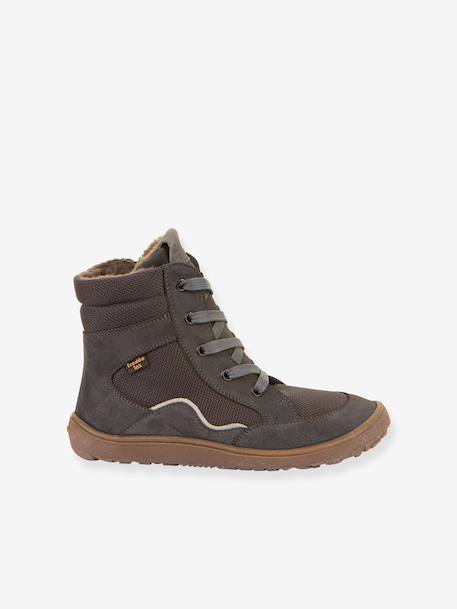 Barefoot boots for girls BAREFOOT TEX WOOL GROW Froddo slate grey - vertbaudet enfant 