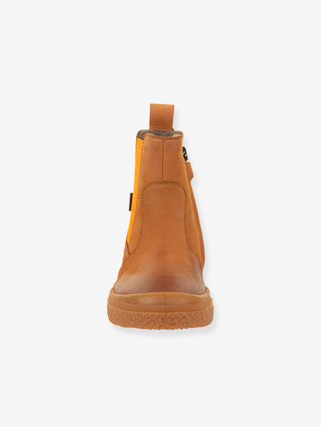Boots enfants PULSE TEX CHELYS WOOL Froddo bleu nuit+caramel+noir - vertbaudet enfant 