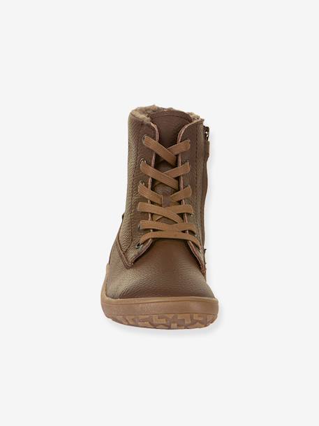 Bottes pieds nus enfants BAREFOOT TEX LACES Froddo marron - vertbaudet enfant 