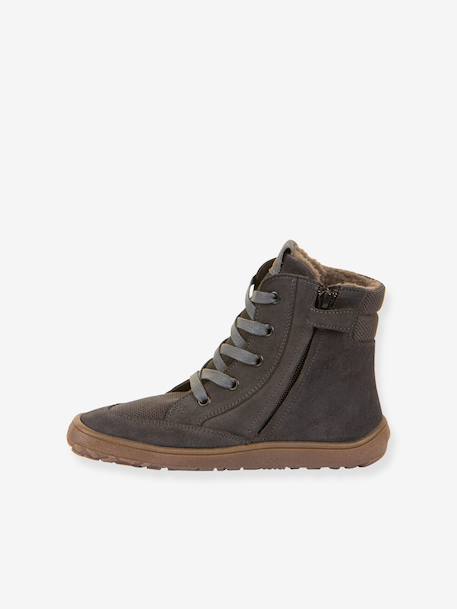Barefoot boots for girls BAREFOOT TEX WOOL GROW Froddo slate grey - vertbaudet enfant 