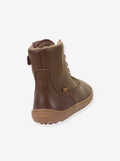 Bottes pieds nus enfants BAREFOOT TEX LACES Froddo marron - vertbaudet enfant 