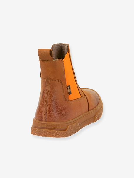 Children's PULSE TEX CHELYS WOOL FRODDO boots black+caramel+night blue - vertbaudet enfant 
