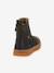 Children's PULSE TEX CHELYS WOOL FRODDO boots black+caramel+night blue - vertbaudet enfant 