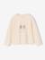 Long-sleeved T-shirt for girls ecru - vertbaudet enfant 