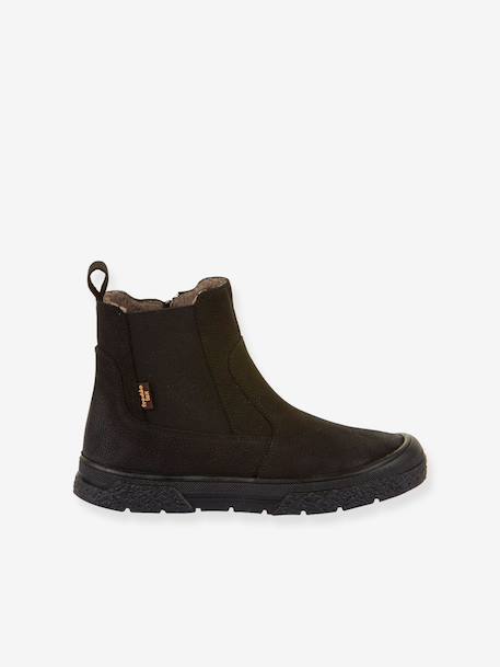 Children's PULSE TEX CHELYS WOOL FRODDO boots black+caramel+night blue - vertbaudet enfant 