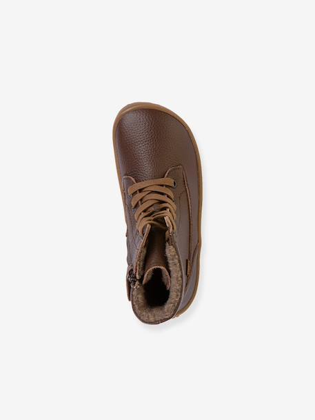 Barefoot TEX LACES FRODDO children's boots brown - vertbaudet enfant 