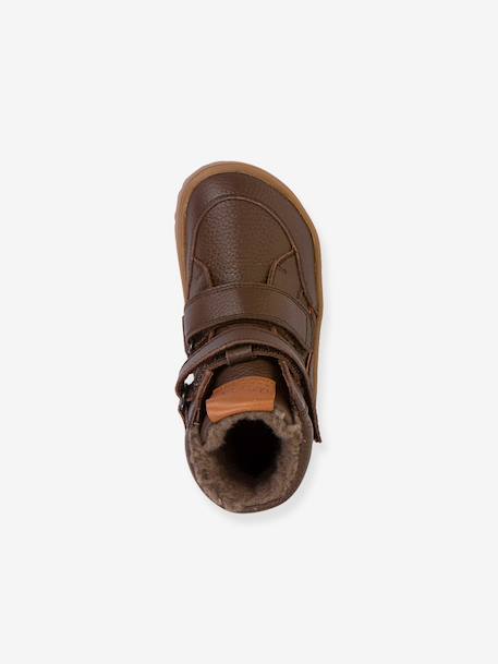 Chaussures d'hiver barefoot enfants BAREFOOT TEX WINTER Froddo bleu nuit+marron - vertbaudet enfant 