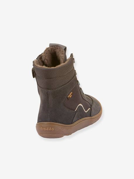 Barefoot boots for girls BAREFOOT TEX WOOL GROW Froddo slate grey - vertbaudet enfant 