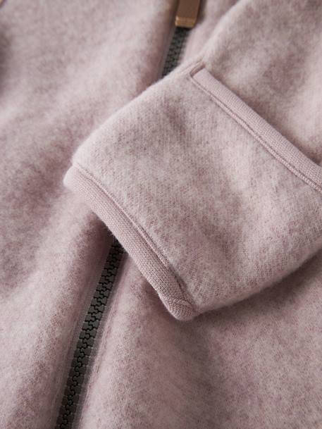 Combinaison d’hiver bébé en laine mérinos avec doublure jersey name it mauve - vertbaudet enfant 