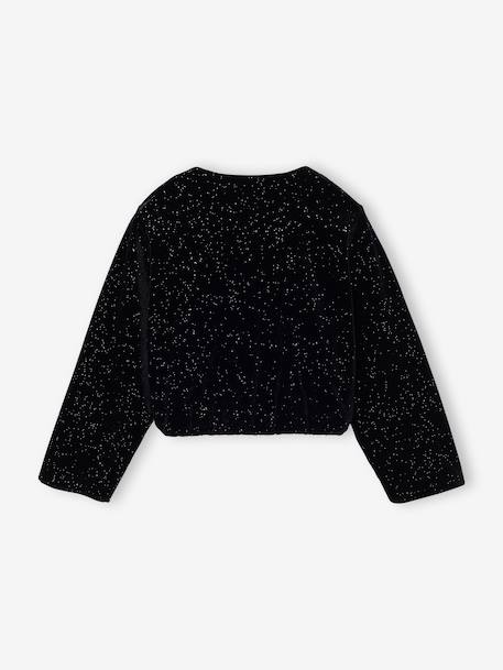 Kimono fille manches longues noir - vertbaudet enfant 