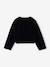 Velvet-look kimono jacket for girls black - vertbaudet enfant 