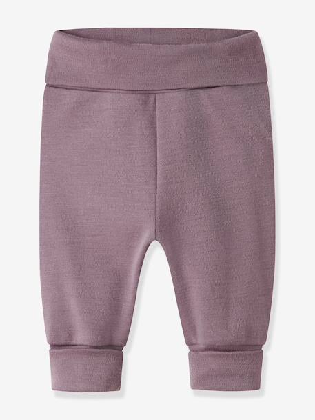 Pantalon bébé en laine mérinos name it bois de rose+ficelle - vertbaudet enfant 