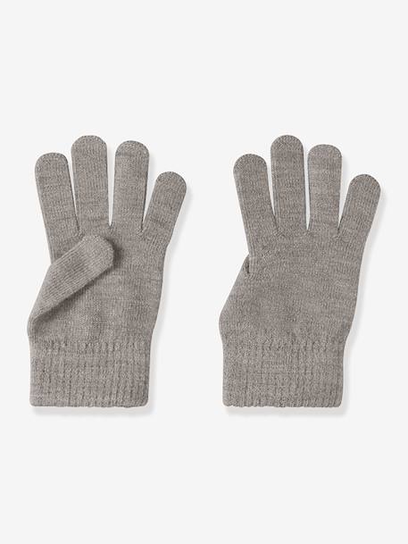 Gants fille en mélange de laine mérinos name it bois de rose+ficelle - vertbaudet enfant 