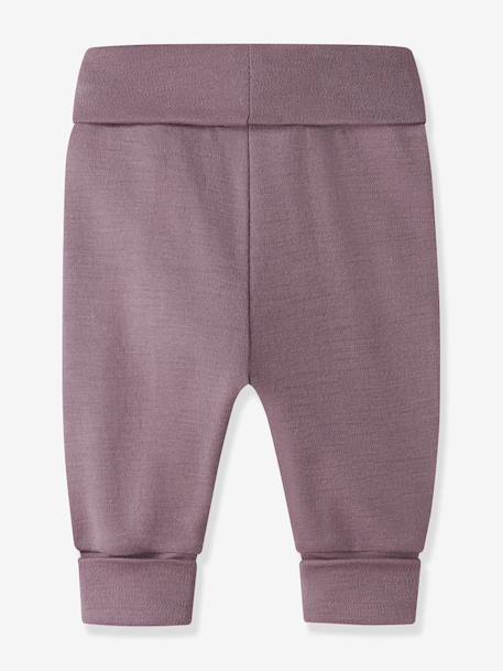 Pantalon bébé en laine mérinos name it bois de rose+ficelle - vertbaudet enfant 