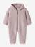 Baby Merino Wool Winter Playsuit with Jersey Lining Name It mauve - vertbaudet enfant 