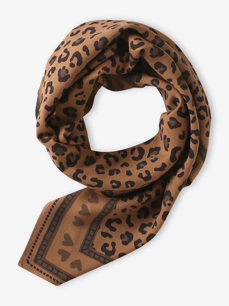 Foulard léopard solidaire beige - vertbaudet enfant 