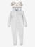 Surpyjama koala en velours enfant gris clair chiné - vertbaudet enfant 