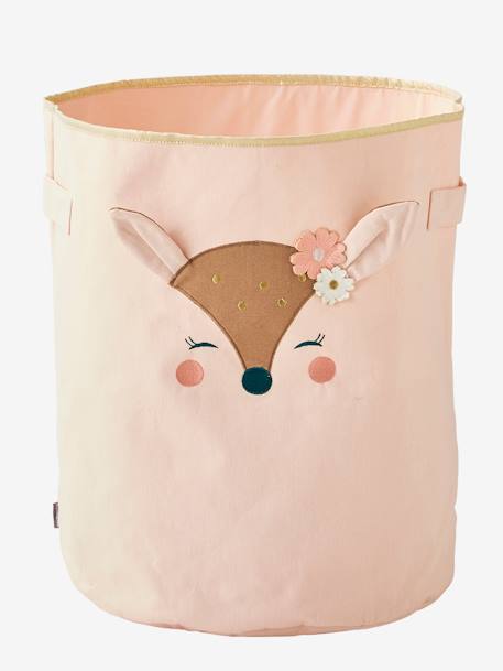Panier de rangement XL Biche rose - vertbaudet enfant 