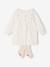 Dress and tights set for baby girls ecru - vertbaudet enfant 